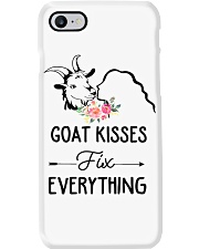 Goat Kisses Fix Everything Phone Case tile
