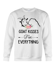 Goat Kisses Fix Everything Crewneck Sweatshirt tile