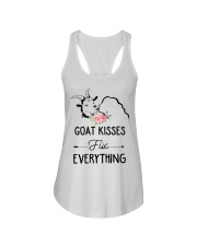 Goat Kisses Fix Everything Ladies Flowy Tank tile