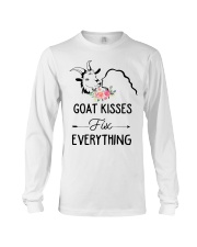 Goat Kisses Fix Everything Long Sleeve Tee tile