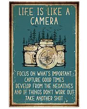 Camera Life Is Like 11x17 Poster front