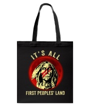It's all First Peoples' Land Tote Bag tile