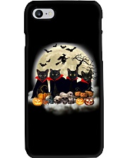 Black Cat Vampire And Skull Phone Case tile