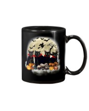 Black Cat Vampire And Skull Mug tile