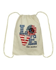 Love one another Drawstring Bag tile