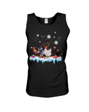 Three Chickens Christmas Unisex Tank tile
