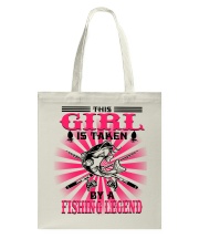 This Girl Is Taken By A Fishing Tote Bag tile