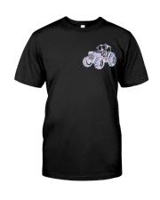 Trackers Back The Blue 2 Sides Classic T-Shirt front
