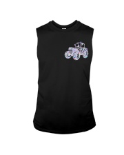 Trackers Back The Blue 2 Sides Sleeveless Tee tile