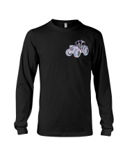 Trackers Back The Blue 2 Sides Long Sleeve Tee tile