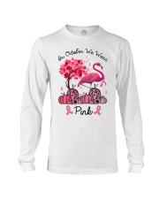 Flamingo - Sand Beach Relax Long Sleeve Tee tile
