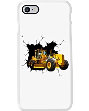 Cat140H grader Crack Phone Case tile