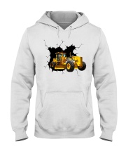 Cat140H grader Crack Hooded Sweatshirt tile