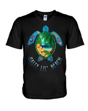 Salty Lil Beach V-Neck T-Shirt tile