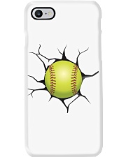Softball Crack v2 Phone Case i-phone-8-case