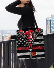 Back The Red Roses All-over Tote aos-all-over-tote-lifestyle-front-05