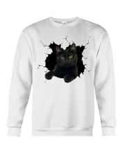 Black Cat Crack Crewneck Sweatshirt tile