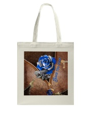 Blue Rose Back The Blue Tote Bag tile