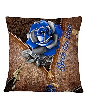 Blue Rose Back The Blue Square Pillowcase tile