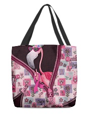 Flamingo - Breast Cancer Zip Tote All-over Tote back