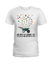 And Into The Garden I Go Vegetable Ladies T-Shirt tile