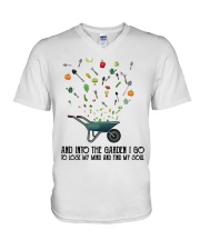 And Into The Garden I Go Vegetable V-Neck T-Shirt tile