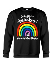 Substitute teacher of kindergarten things Crewneck Sweatshirt tile
