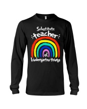 Substitute teacher of kindergarten things Long Sleeve Tee tile