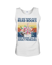 Book I Just Want To Read Books Unisex Tank tile