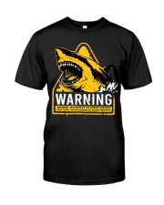 Warning Shark Activity Classic T-Shirt front