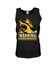 Warning Shark Activity Unisex Tank tile