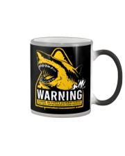 Warning Shark Activity Color Changing Mug tile