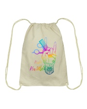 Hair Hustler Rainbow Drawstring Bag tile