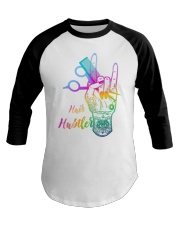 Hair Hustler Rainbow Baseball Tee tile