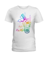 Hair Hustler Rainbow Ladies T-Shirt tile