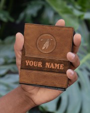 Personalized Native Men Wallet Men's Leather Wallet aos-men-leather-wallet-lifestyle-front-01