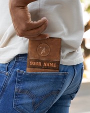 Personalized Native Men Wallet Men's Leather Wallet aos-men-leather-wallet-lifestyle-front-02