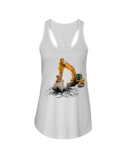 Excavator Back In The Days Ladies Flowy Tank tile