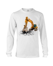 Excavator Back In The Days Long Sleeve Tee tile