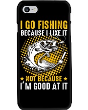 I go fishing Phone Case tile