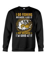 I go fishing Crewneck Sweatshirt tile