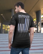 Mermaids Back The Blue 2 Side Classic T-Shirt apparel-classic-tshirt-lifestyle-back-48