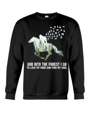 Bigfoot And Into The Forest Crewneck Sweatshirt tile