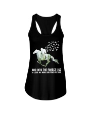 Bigfoot And Into The Forest Ladies Flowy Tank tile