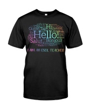 Hello Multilanguage ESOL Classic T-Shirt front