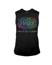 Hello Multilanguage ESOL Sleeveless Tee tile