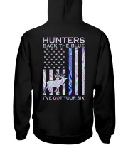 Hunters Back The Blue 2 Sides Font Hooded Sweatshirt tile