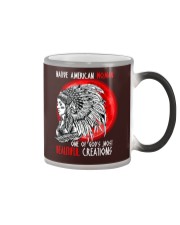 Native American Woman Color Changing Mug tile