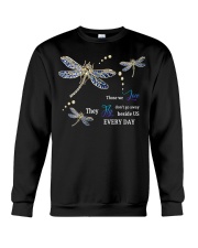 Dragonfly Those We Love Don'T Go Away Crewneck Sweatshirt tile