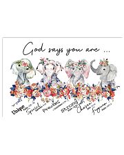 Elephant - God Says You Are 17x11 Poster front